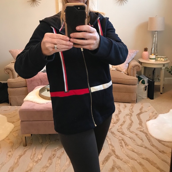 Tommy Hilfiger Jackets & Blazers - Tommy Hilfiger jacket hoodie navy Large